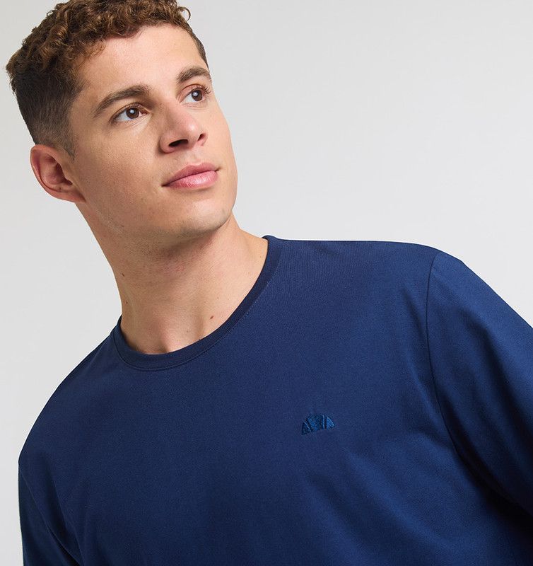 POLERA HOMBRE ELLESSE BENNO AZUL MARINO-2