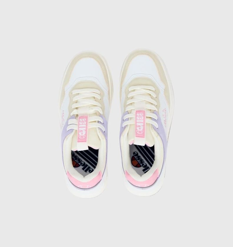 ZAPATILLAS MUJER ELLESSE ELISA WHITE PINK-3