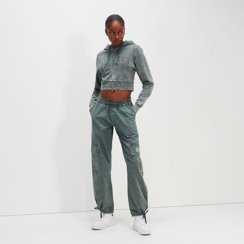 POLERON MUJER ELLESSE LOU DARK GREEN-0