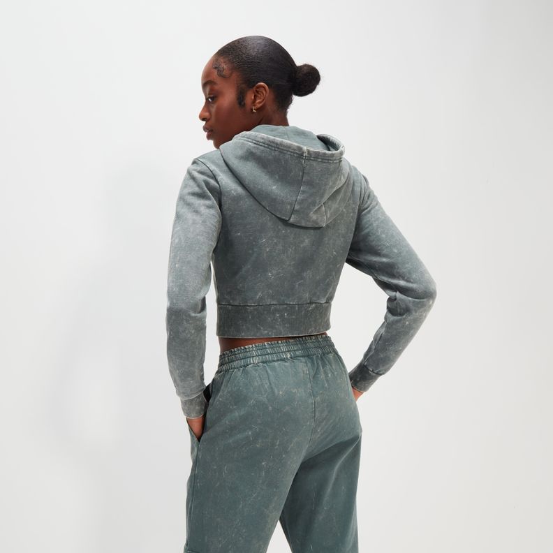POLERON MUJER ELLESSE LOU DARK GREEN-2