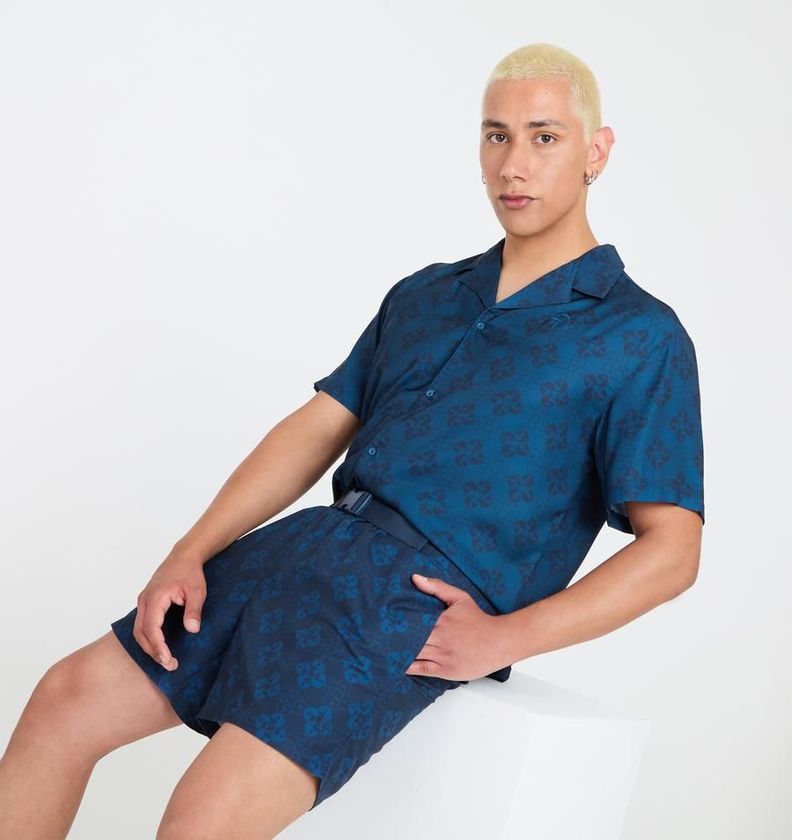 SHORT HOMBRE ELLESSE BANKS AZUL MARINO-0