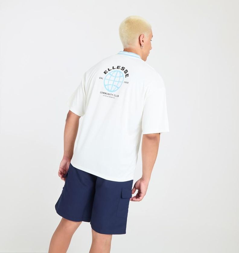 POLERA HOMBRE ELLESSE BOOKER CREMA-1