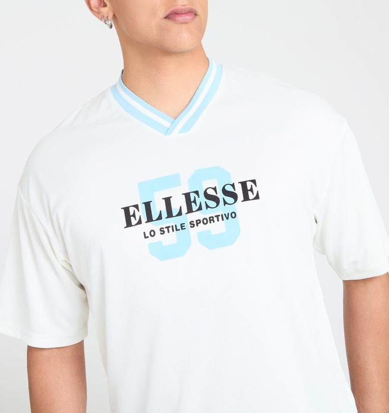 POLERA HOMBRE ELLESSE BOOKER CREMA-2