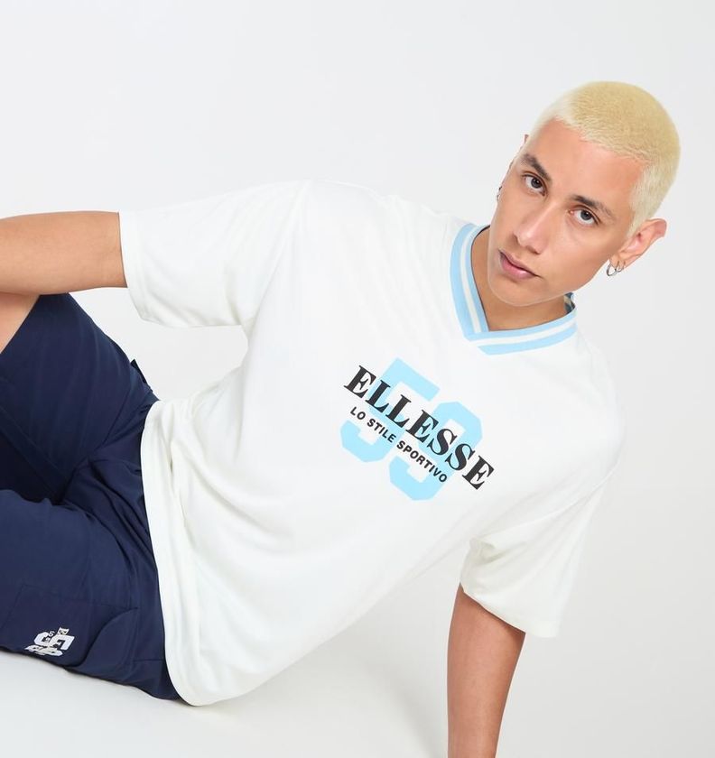 POLERA HOMBRE ELLESSE BOOKER CREMA-4