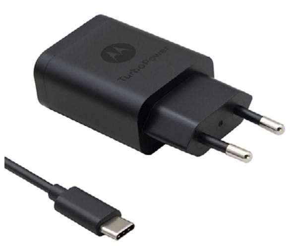 Cargador de pared Turbo Power 18w MOTOROLA con Cable USB a C-1