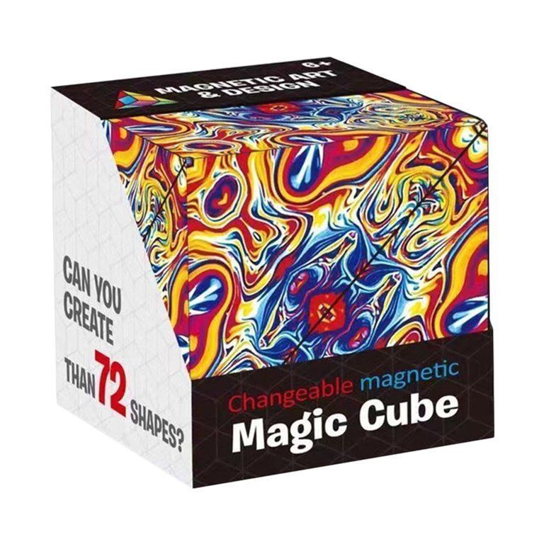Cubo Mágico Magnético 3D-0