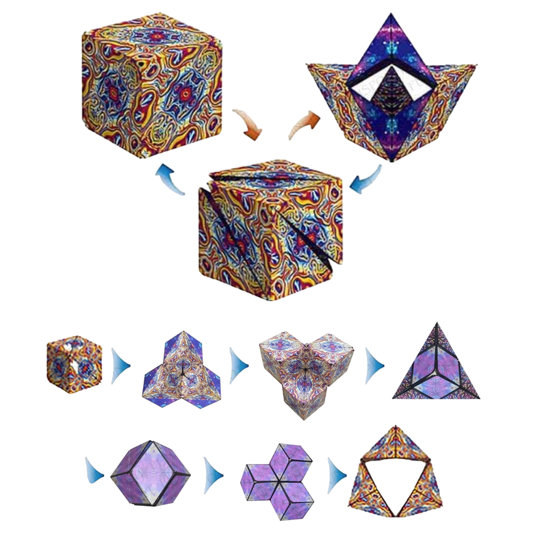 Cubo Mágico Magnético 3D-3