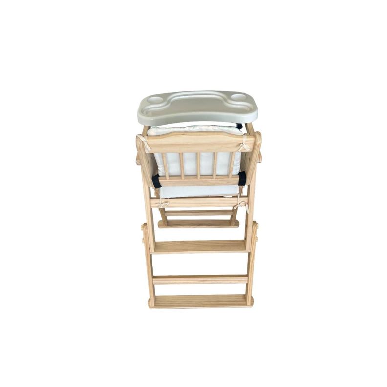 	 Silla de comer Ajustable con Bandeja desmontable Acolchada-3