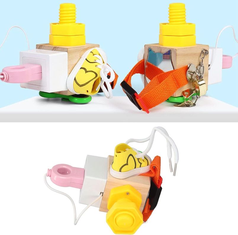 CUBO PUZZLE DE JUGUETE MONTESSORI SENSORIAL SPINNER-2