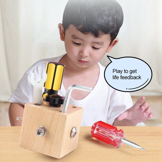 CUBO JUGUETES DE HERRAMIENTAS MADERA MONTESSORI SENSORIAL-3