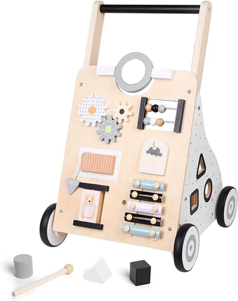 Andador de Madera Sensorial Montessori-0