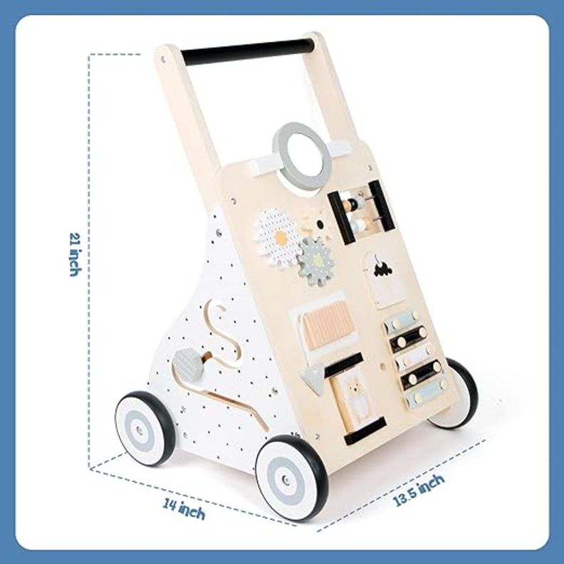 Andador de Madera Sensorial Montessori-1