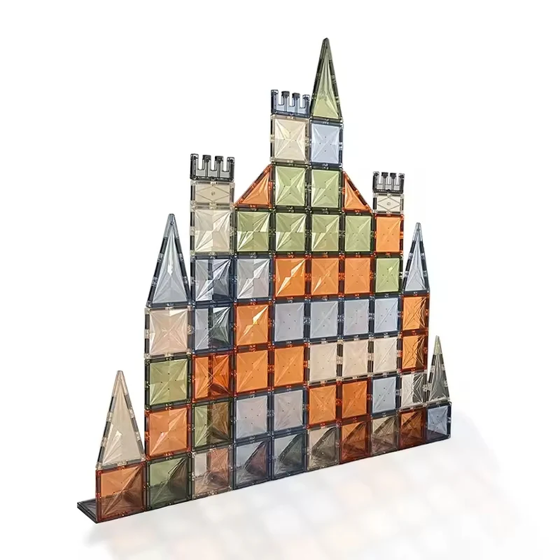 Set Imanes Bloques Magnéticos 200 piezas-1