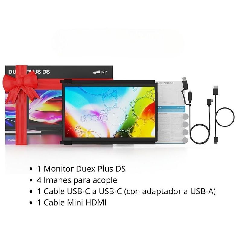 Monitor Portátil y Acoplable, DUEX PLUS DS, 13.3"-6