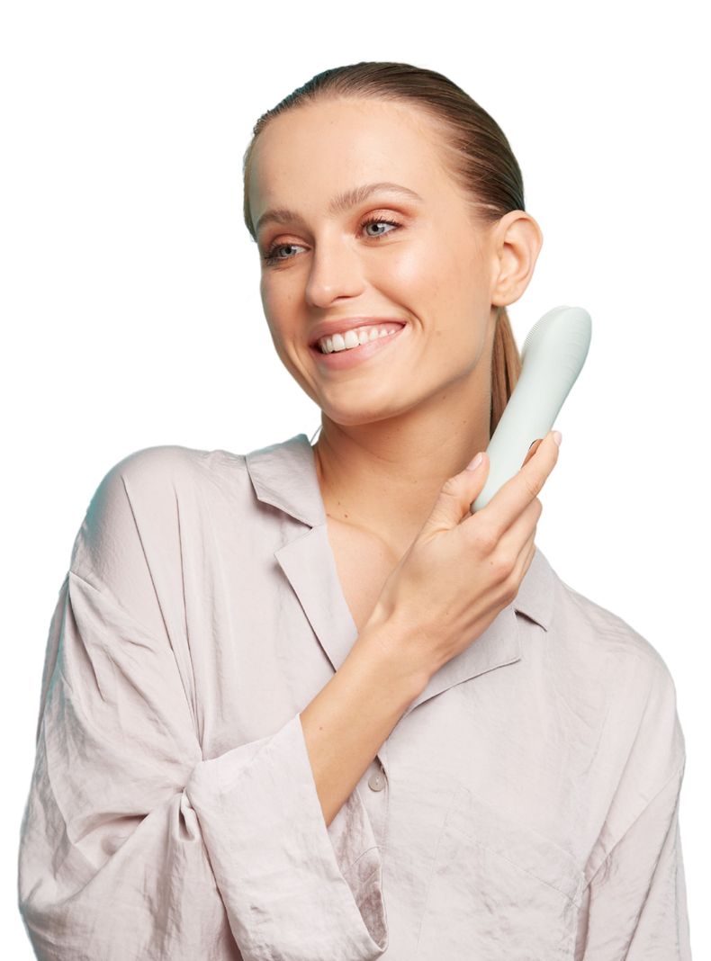 Cepillo de limpieza facial sónico con calor Verde FV-012 Vesper-5
