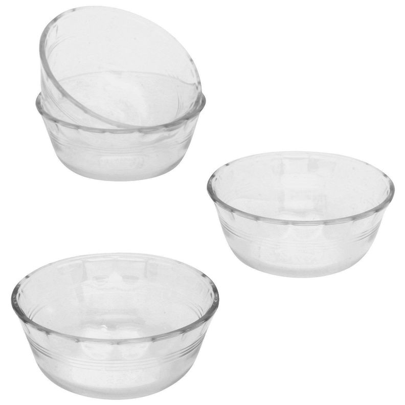 Set de 4 bowl chico de vidrio Pyrex 300ml-0