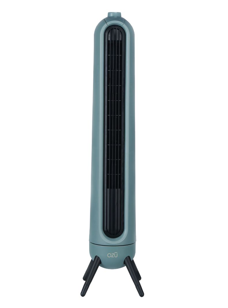 Ventilador torre Ozu patas color petroleo 35"-0