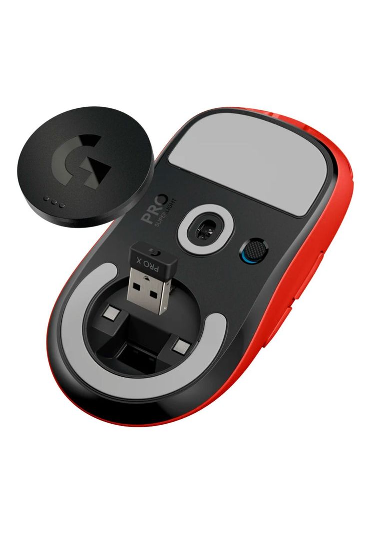 Mouse Gamer Logitech G Pro X Superlight Rojo-6