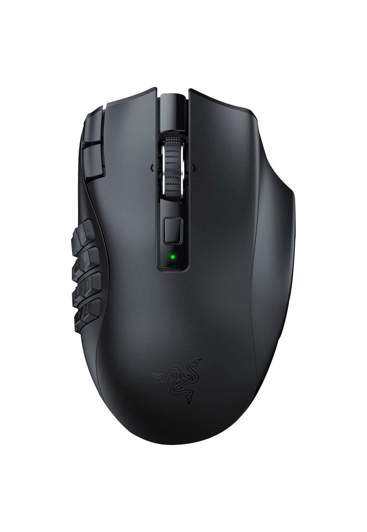 Mouse Gamer Razer Naga V2 Hyperspeed Inalambrico Negro