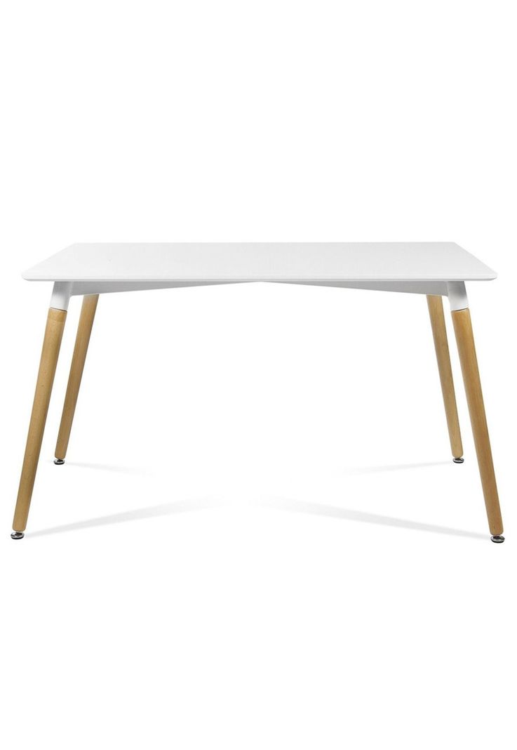 Mesa Comedor Rectangular Eames Empoli con Patas de Madera-1