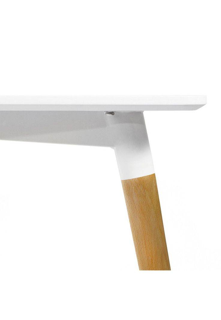 Mesa Comedor Rectangular Eames Empoli con Patas de Madera-2