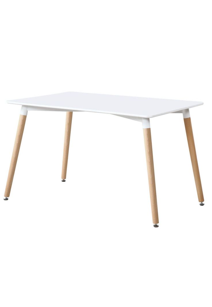 Mesa Comedor Rectangular Eames Empoli con Patas de Madera-3