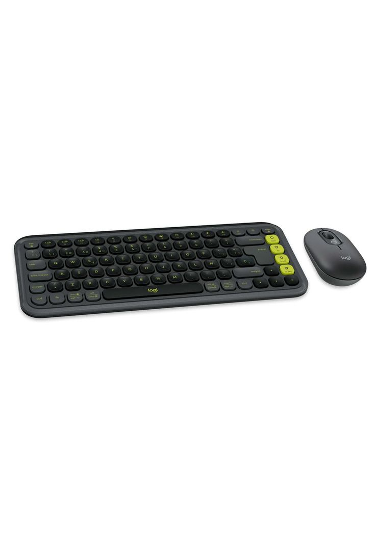 Kit Teclado y Mouse Inalámbricos Logitech Pop Icon Negro-4