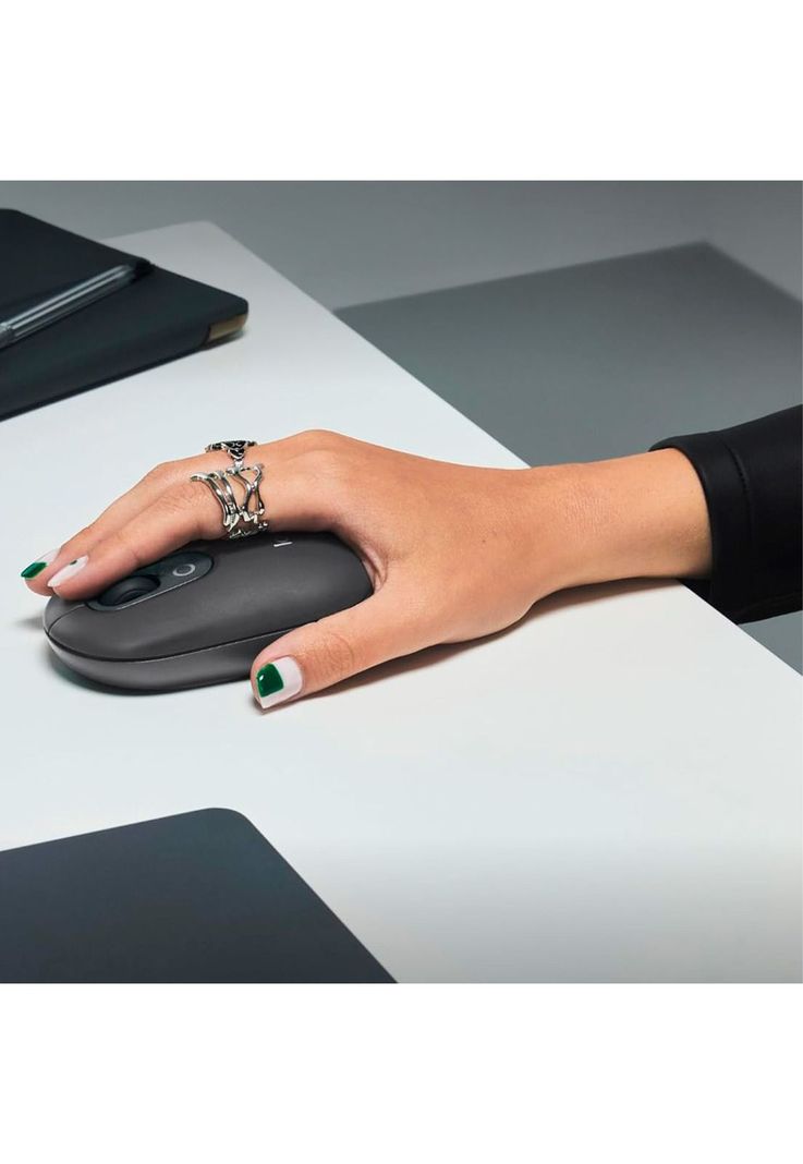Kit Teclado y Mouse Inalámbricos Logitech Pop Icon Negro-9