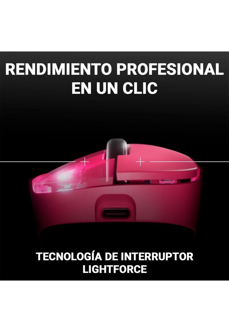Mouse Gamer Logitech G Pro X Superlight 2 Magenta-7