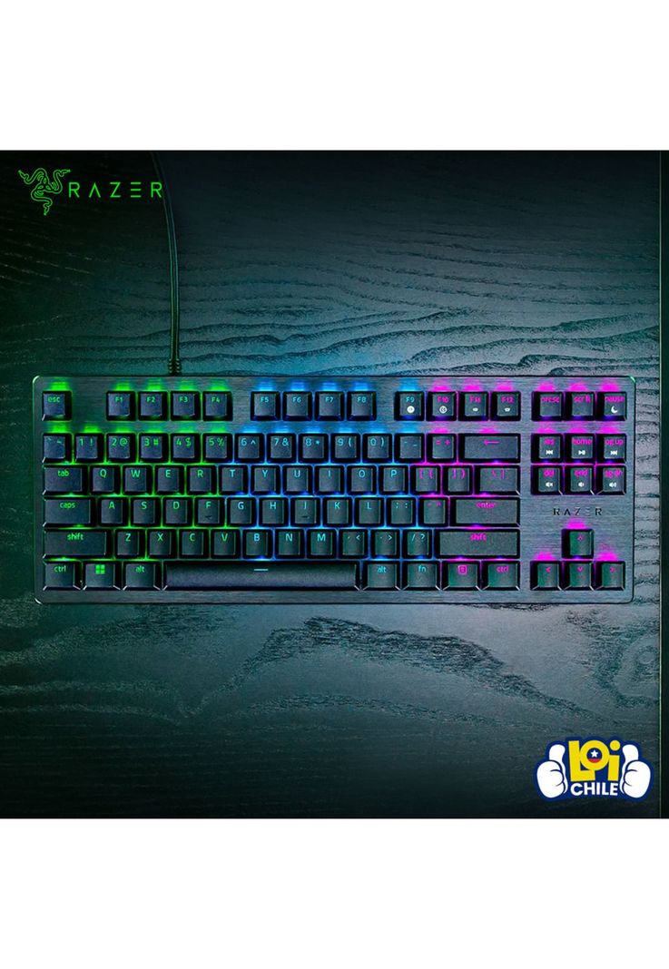 Teclado Gamer Razer Huntsman V3 X TKL Purple Switch Español-9