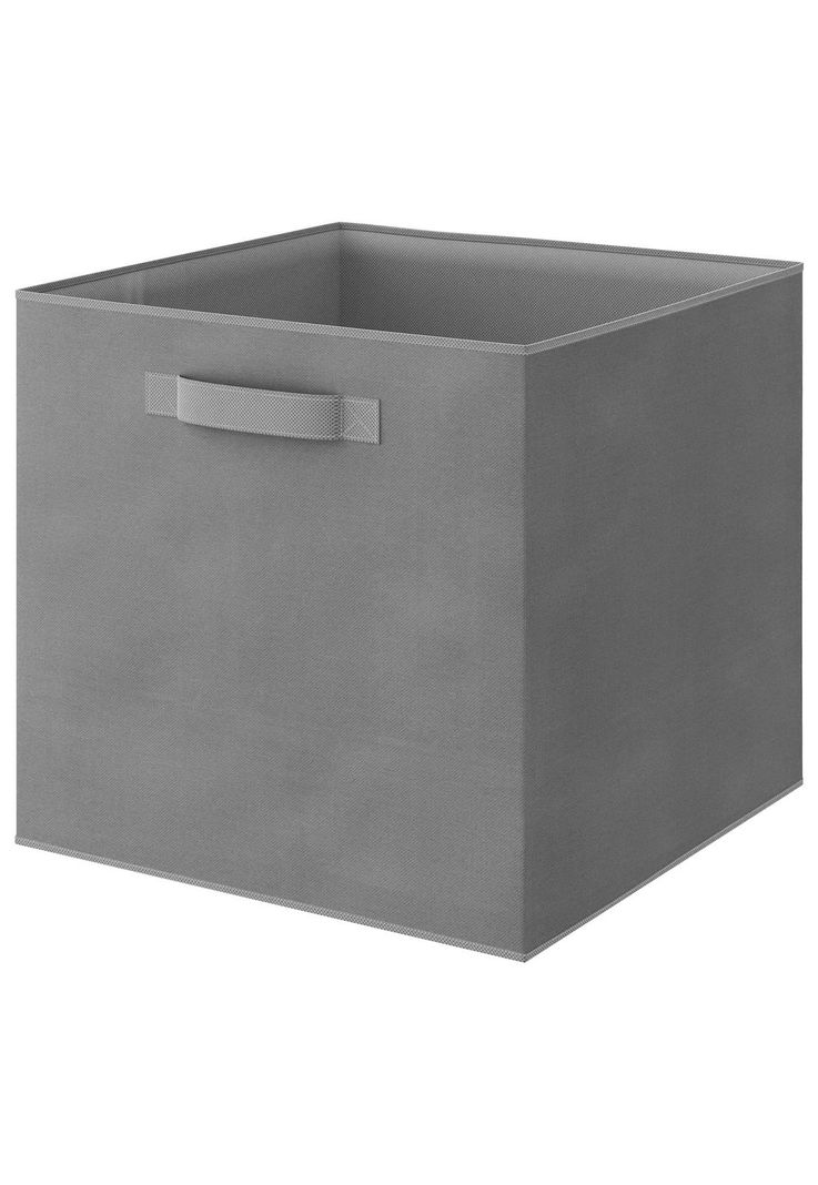 Caja Organizadora de Tela Decoteam Lavable Multiuso Gris-0