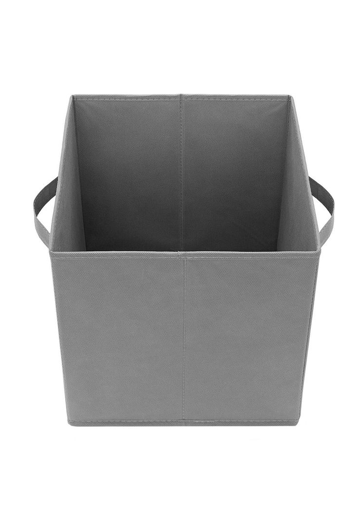 Caja Organizadora de Tela Decoteam Lavable Multiuso Gris-1