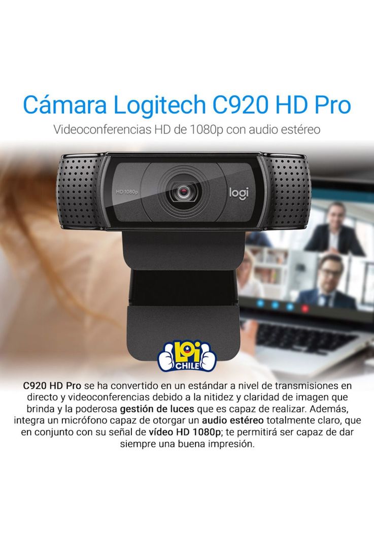 Camara Webcam Logitech C920 HD PRO-1