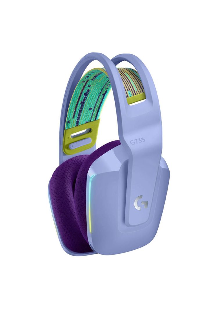 Audífonos Gamer Logitech G733 Lightspeed Wireless RGB Lila-1
