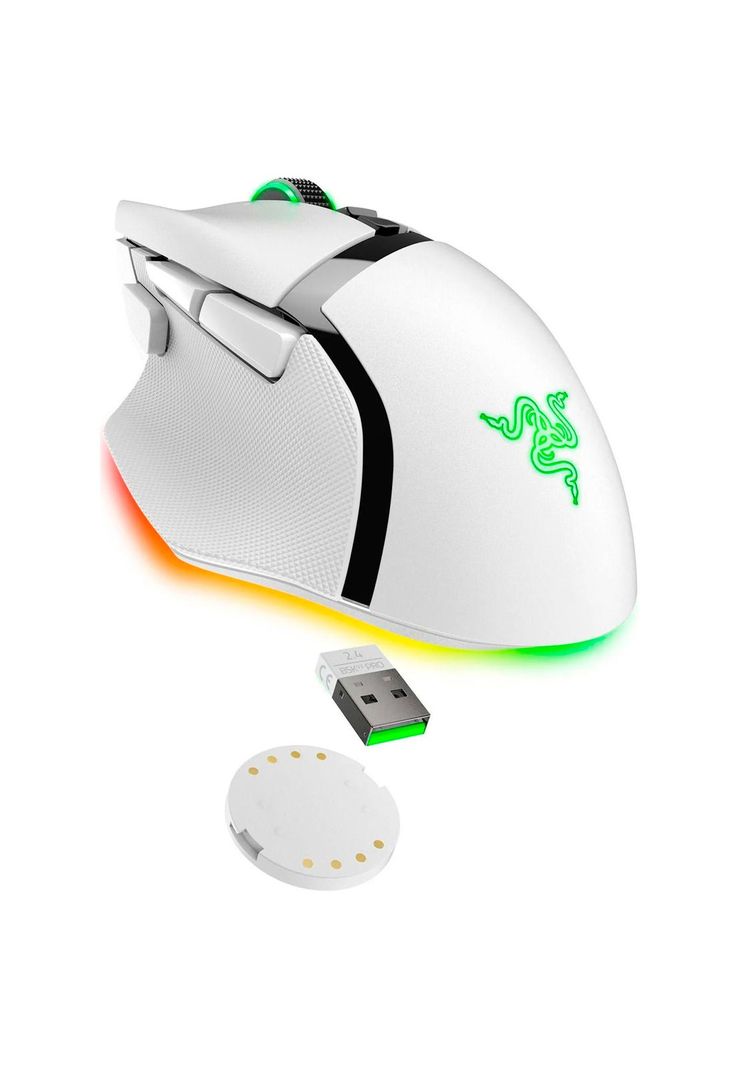 Mouse Gamer Inalámbrico Razer Basilisk V3 Pro 35k Mercury-3
