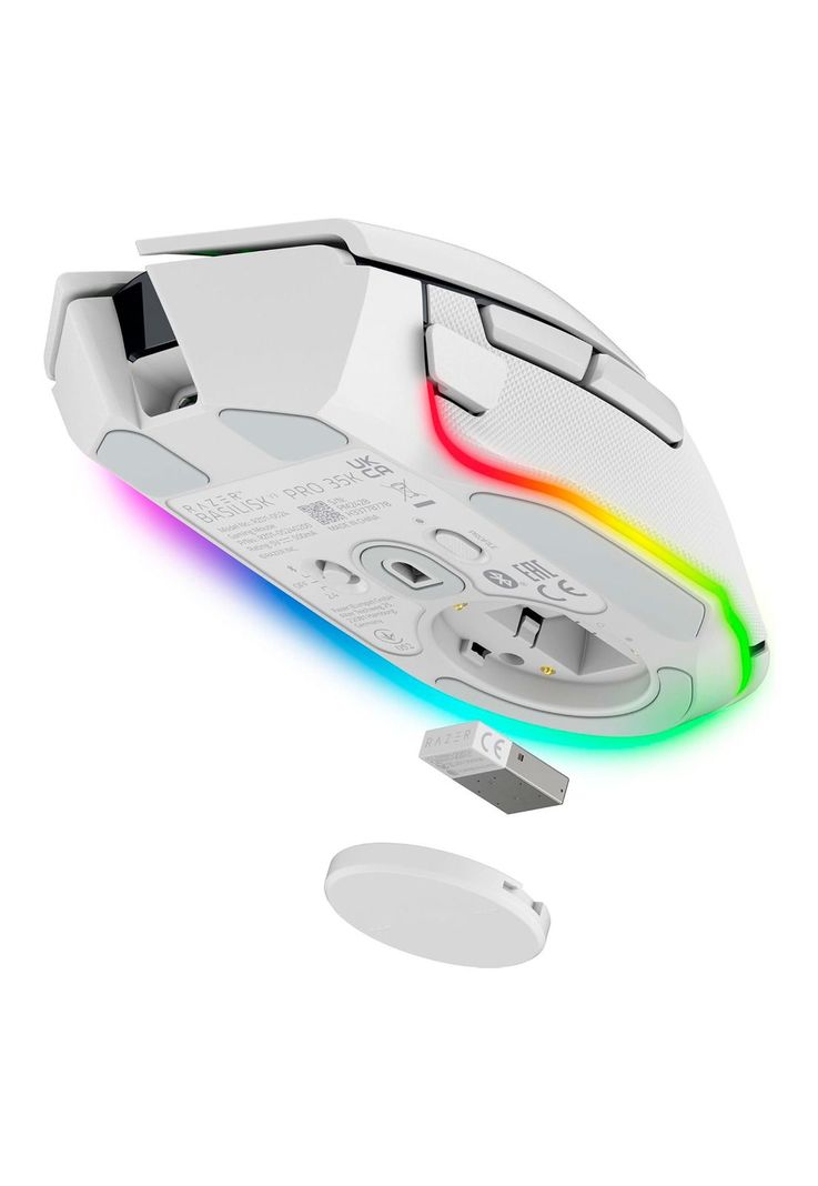 Mouse Gamer Inalámbrico Razer Basilisk V3 Pro 35k Mercury-4