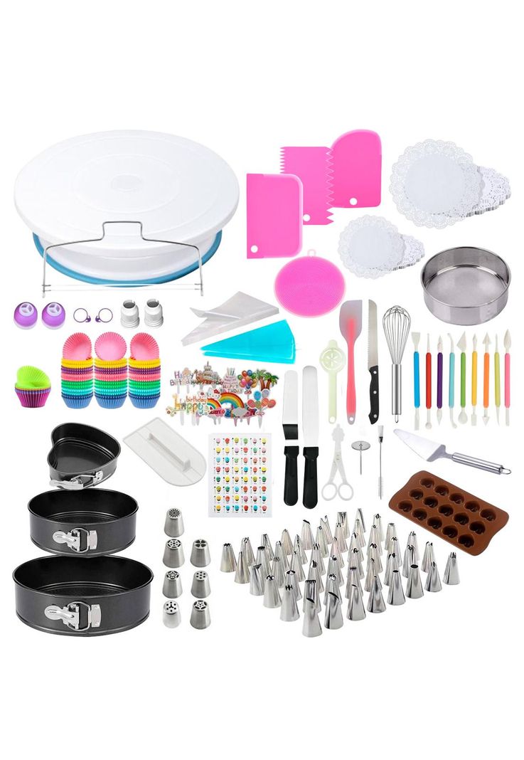 Set de Repostería CROiX 512 Piezas Silicona Acero Inoxidable-0