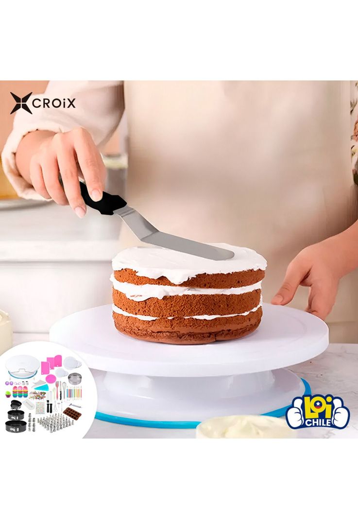 Set de Repostería CROiX 512 Piezas Silicona Acero Inoxidable-9