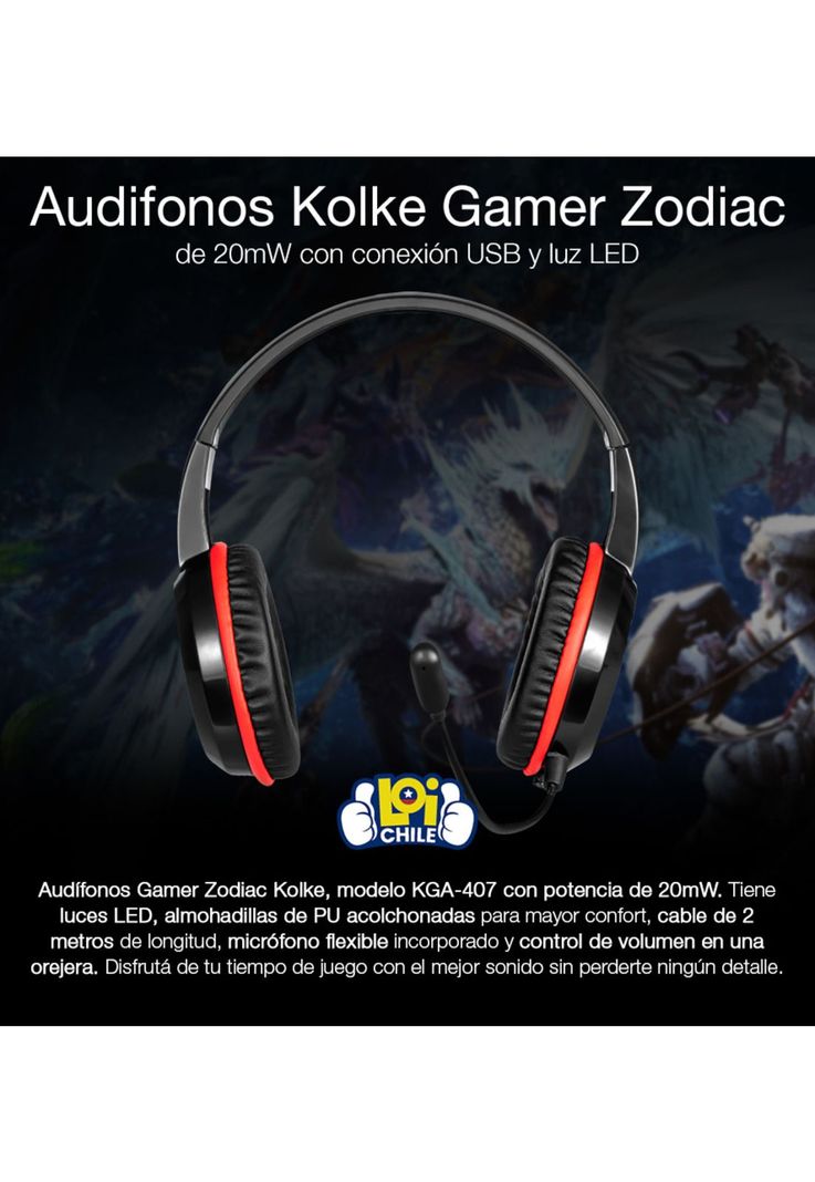 Audífono Gamer KOLKE Zodiac-3