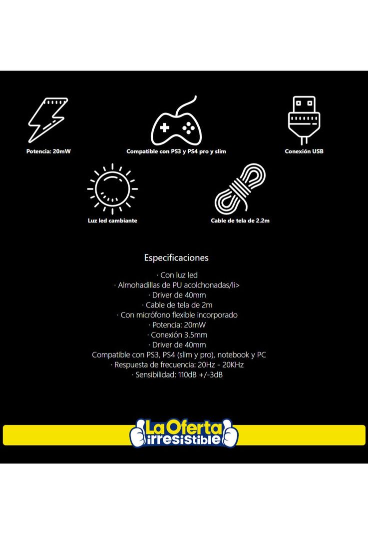 Audífono Gamer KOLKE Zodiac-4