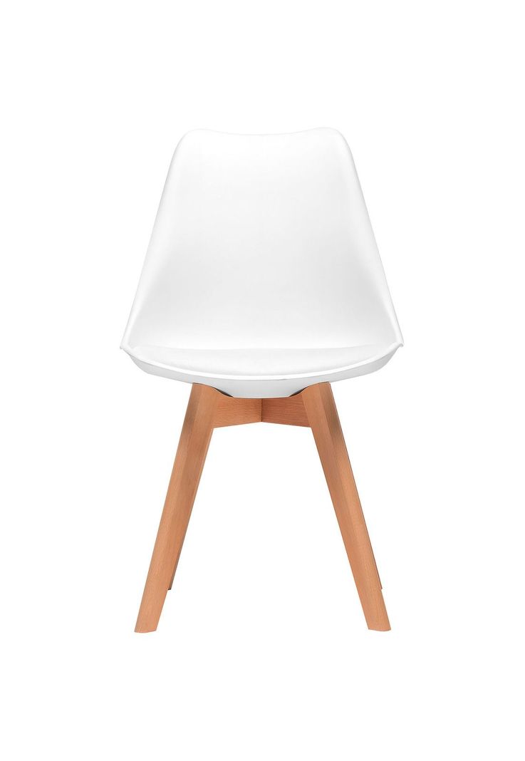 Pack 4 Sillas Eames EMPOLI Tulip Asiento Acolchonado Blanca-1