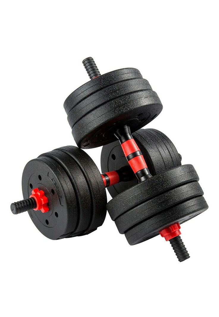 Set de Mancuernas 20kg Nappo Ajustable con Barra Conectora-1