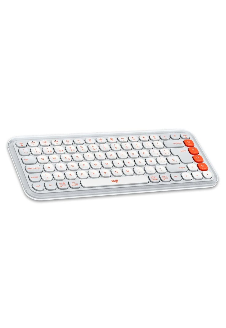 Kit Teclado y Mouse Inalámbricos Logitech Pop Icon Blanco-5