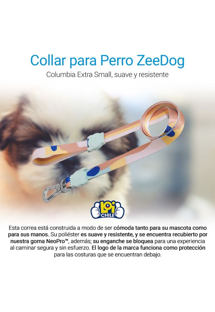 Correa Para Perro Zedoog Columbia Extra Small-1