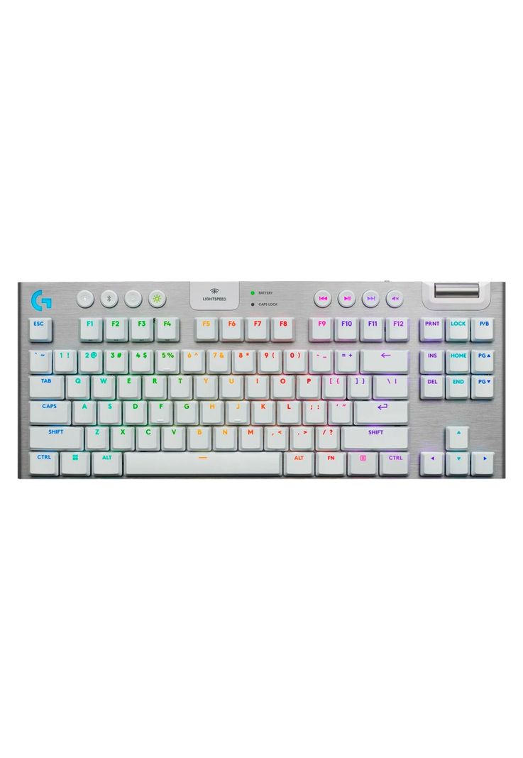 Teclado Gamer Logitech G915 X TKL Lightspeed Blanco-0