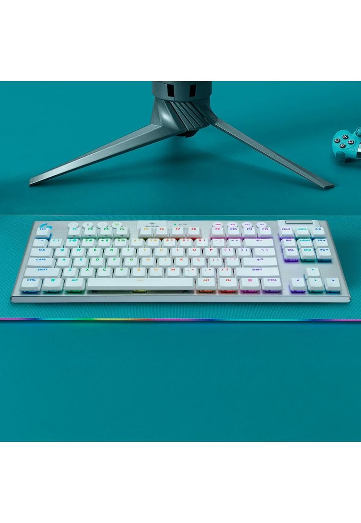 Teclado Gamer Logitech G915 X TKL Lightspeed Blanco-4