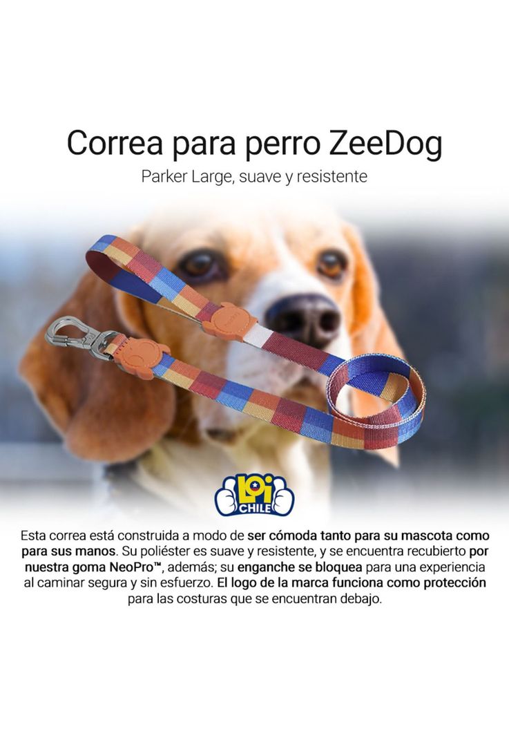 Correa Para Perro ZeeDoog Parker Large-1
