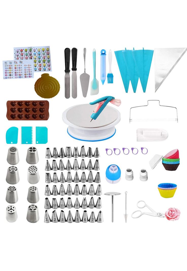 Set de Repostería CROiX 291 Piezas Silicona Acero Inoxidable-0