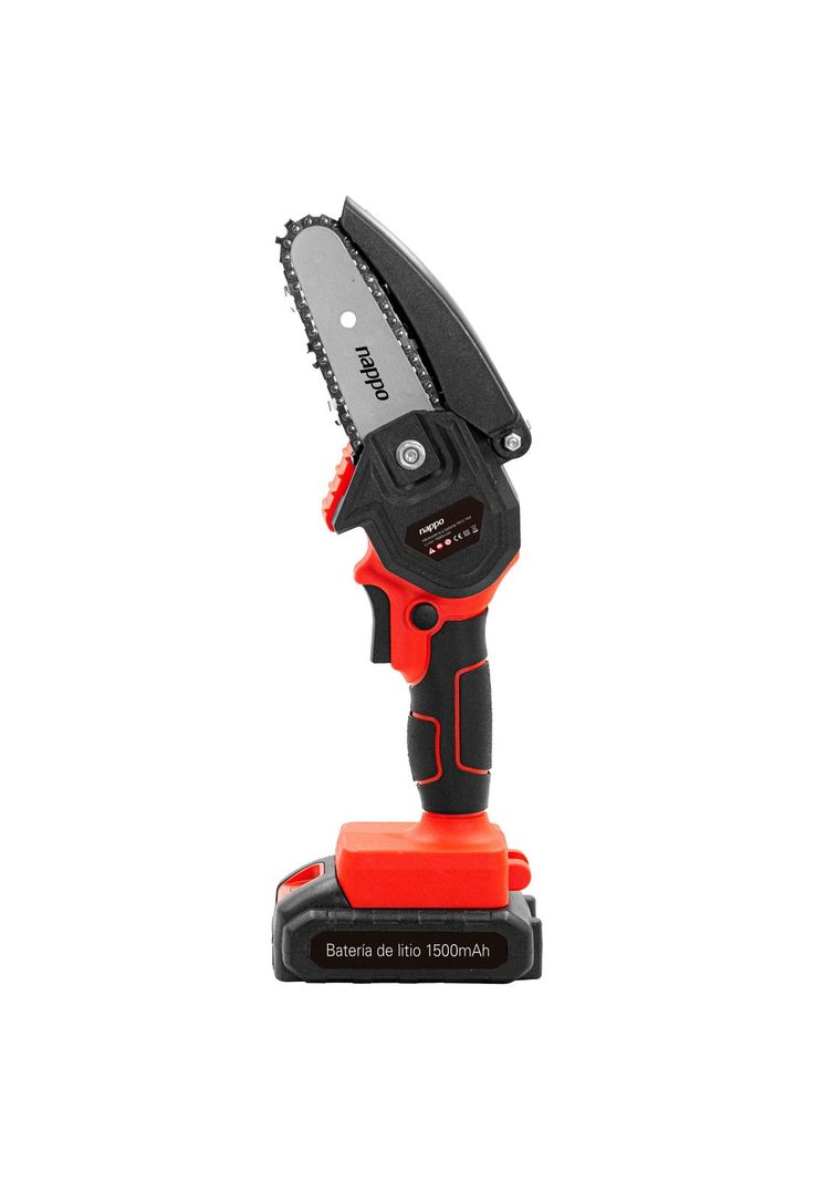 Motosierra Inalámbrica Nappo 2 Cadenas 4" + 2 Baterías-1