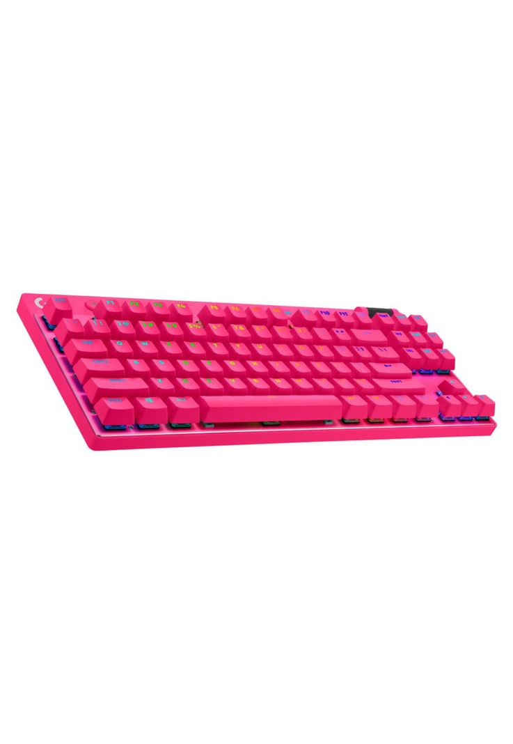Teclado Logitech G Pro X TKL Lightspeed Inalámbrico Magenta-1